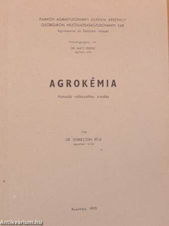 Agrokémia