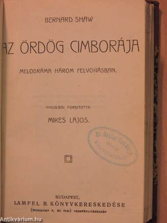 A Sasfiók/A fiatalok/Őszi alkony álma/Tuba és Tubáné/Az ördög cimborája/Jelenetek