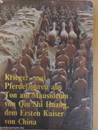 Krieger- und Pferdefiguren aus Ton am Mausoleum von Qin Shi Huang, dem Ersten Kaiser von China