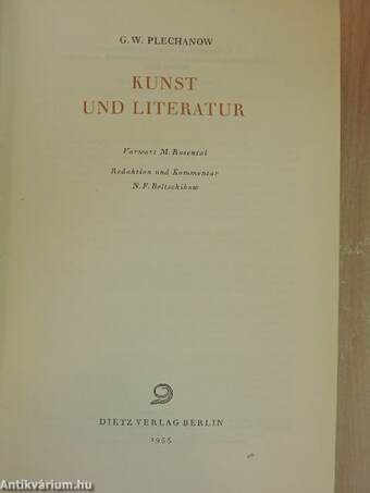 Kunst und Literatur