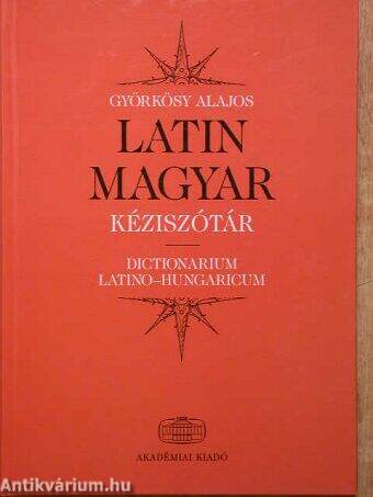 Latin-magyar kéziszótár