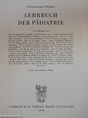 Lehrbuch der Pädiatrie