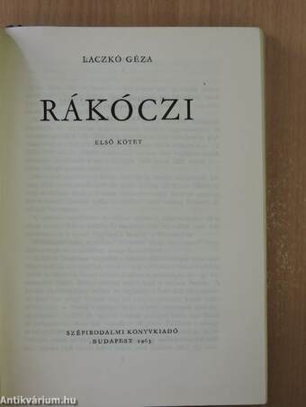 Rákóczi I-II.