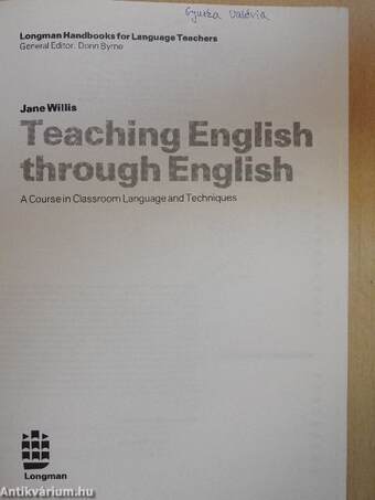 Teaching English through English