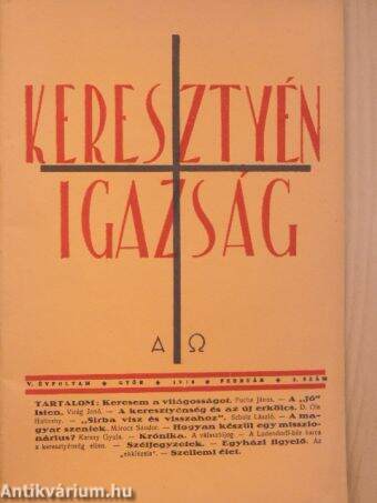 Keresztyén Igazság 1938. február