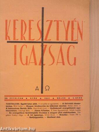 Keresztyén Igazság 1941. május