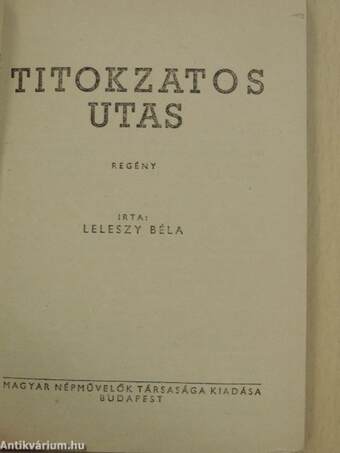 Titokzatos utas