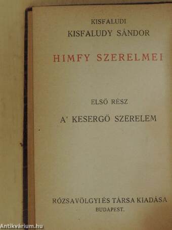 Himfy szerelmei I-II.