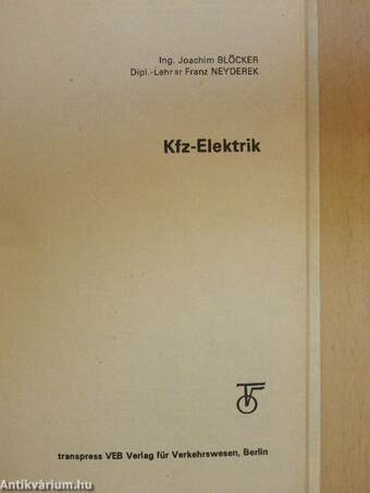 Kfz-Elektrik