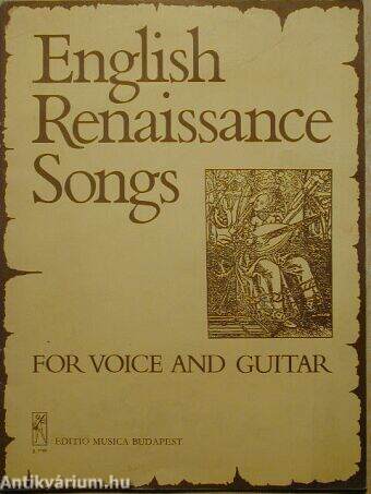 English Renaissance Songs for voice and guitar