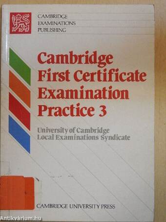 Cambridge First Certificate Examination Practice 3