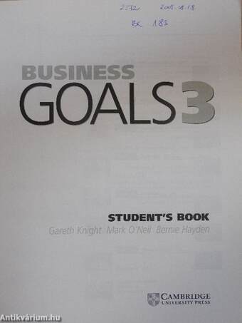 Business Goals 3 - Student's Book