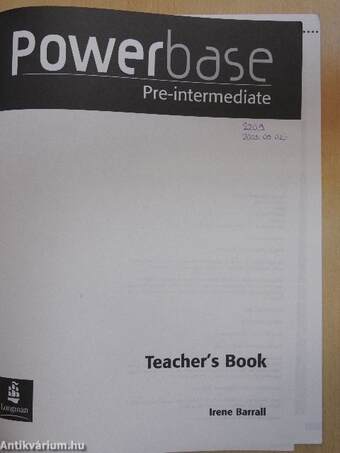 Powerbase - Pre-intermediate - Teacher's Book