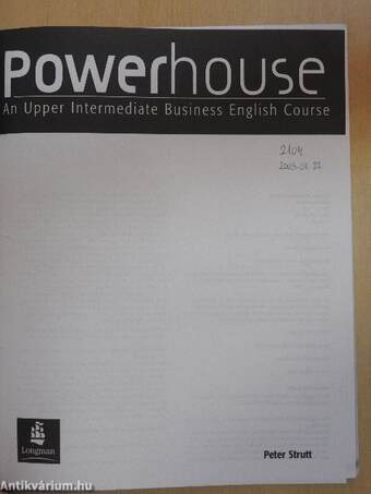 Powerhouse - Upper Intermediate - Study Book