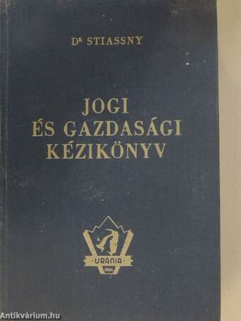 Jogi és gazdasági kézikönyv I.