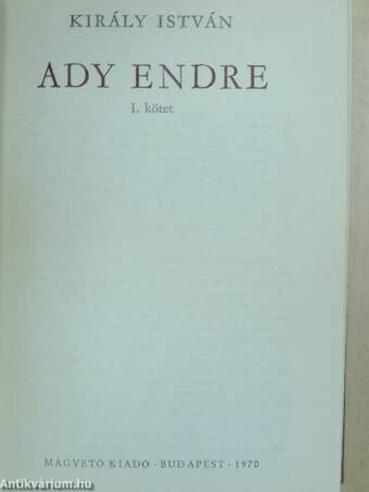 Ady Endre I-II.