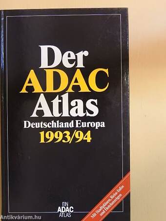 Der ADAC Atlas Deutschland Europa 1993/94