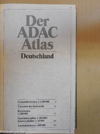 Der ADAC Atlas Deutschland Europa 1993/94