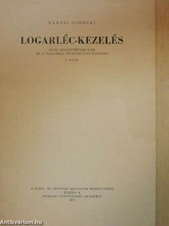 Logarléc-kezelés