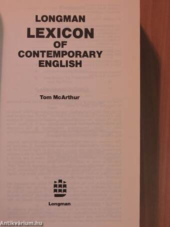 Longman Lexicon of Contemporary English