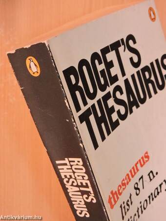 Roget's Thesaurus of English Words and Phrases