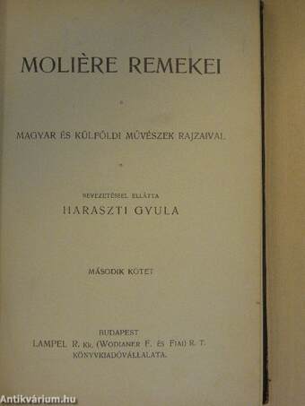 Moliére remekei II. (töredék)