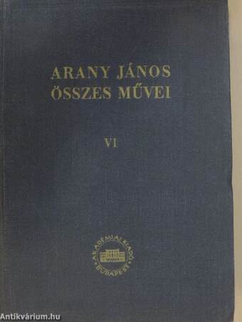 Arany János összes művei VI.