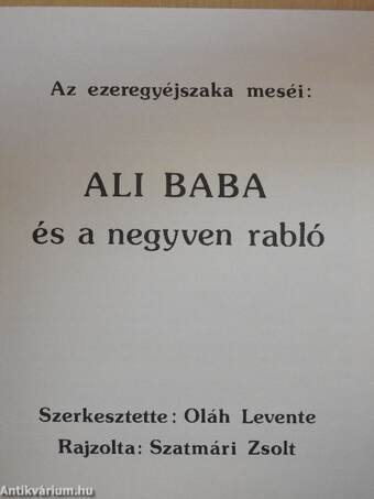 Ali baba és a negyven rabló/Az ébenfa ló