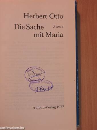 Die Sache mit Maria