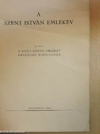 A Szent István emlékév