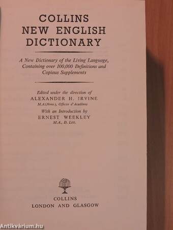 Collins New English Dictionary