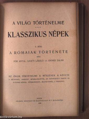 Klasszikus népek I-II. (töredék)