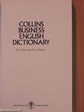 Collins Business English Dictionary