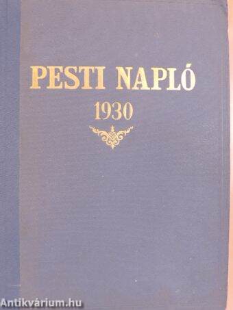 Pesti Napló Képes Műmelléklet 1929. (nem teljes évfolyam)