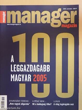 Manager Magazin 2005. november