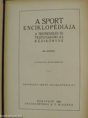 A sport enciklopédiája I-II.