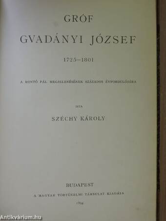 Gróf Gvadányi József