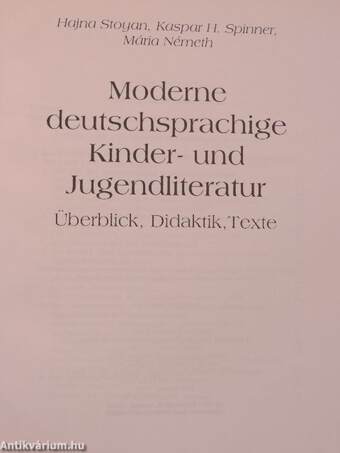 Moderne deutschsprachige Kinder- und Jugendliteratur