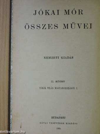 Török világ Magyarországon I-II./A kétszarvu ember