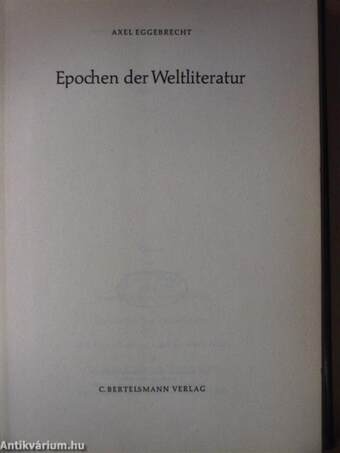 Epochen der Weltliteratur