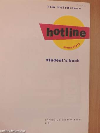 Hotline - Elementary - Student's Book/Workbook