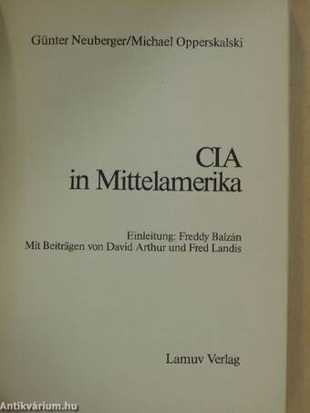 CIA in Mittelamerika