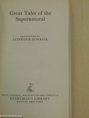 Great Tales of the Supernatural