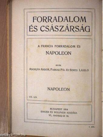 Forradalom és császárság - A Francia Forradalom és Napoleon 7.