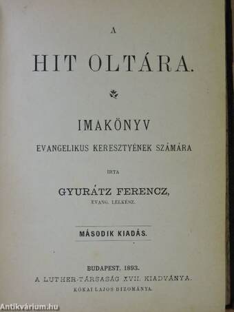 A hit oltára