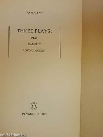 Three Plays