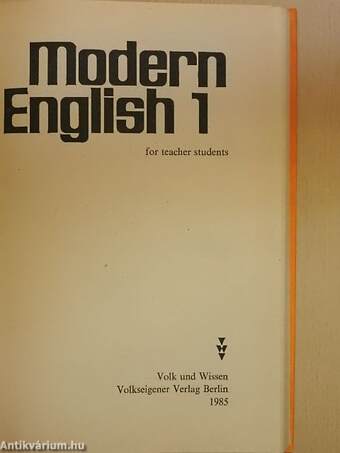 Modern English 1