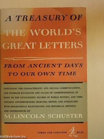 A Treasury of the World's Great Letters