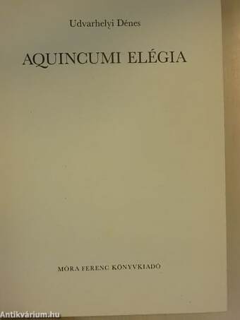 Aquincumi elégia