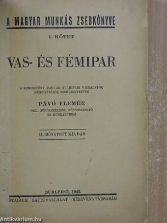 Vas- és fémipar